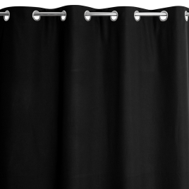 Rideau thermique Must noir 138 x 240 cm JBY CREATION