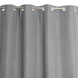 Rideau thermique Must gris 138 x 240 cm – Isolation et style
