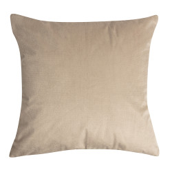 Coussin déhoussable Vanille taupe 40x40cm – Confort & Style

