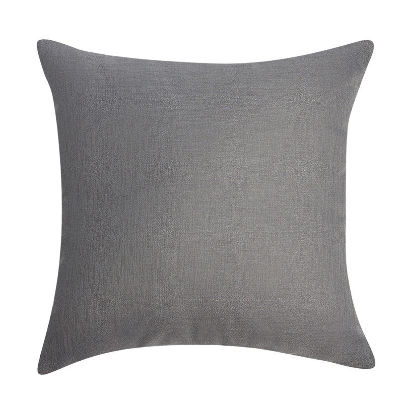 Coussin déhoussable Lini gris foncé 40 x 40 cm JBY CREATION