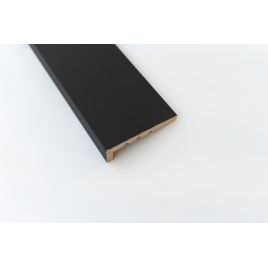 Moulure de couverture Latt noir mat 270 x 12 x 3 cm MAESTRO