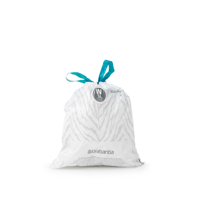 Sac poubelle PerfectFit W 5 L 20 pièces BRABANTIA