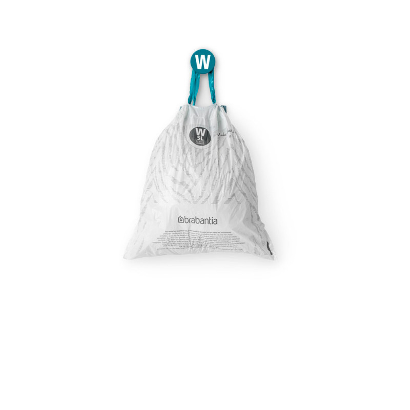 Sac poubelle PerfectFit W 5 L 20 pièces BRABANTIA