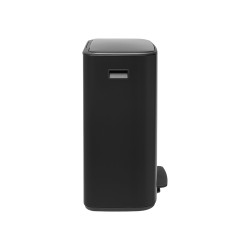 Poubelle de tri à pédale Bo noire 2 x 30 L BRABANTIA Poubelle de tri à pédale Bo noire 2 x 30 L BRABANTIA