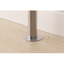 Rosace Inox Ø 22 mm PERGO – Finition Parfaite