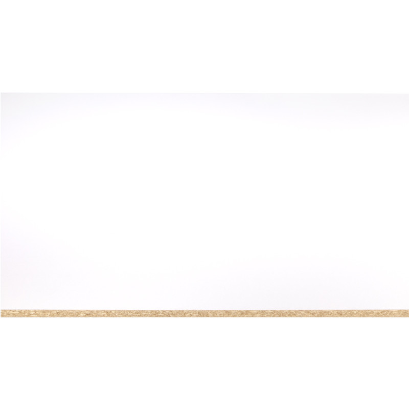 Panneau mélaminé blanc 250 x 125 x 1,8 cm