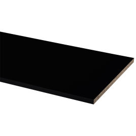 Panneau de meuble noir 250 x 40 x 1,8 cm CANDO