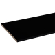Panneau de meuble noir 250 x 40 x 1,8 cm CANDO