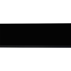 Panneau de meuble noir 250 x 40 x 1,8 cm CANDO