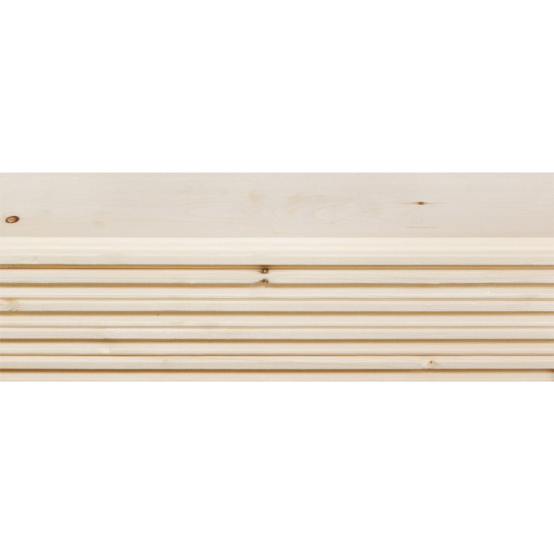 Plancher en sapin massif 270 x 8,8 x 1,7 cm 5 pièces