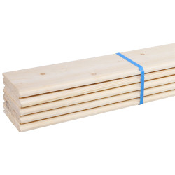 Plancher en sapin massif 300 x 8,8 x 1,7 cm 5 pièces