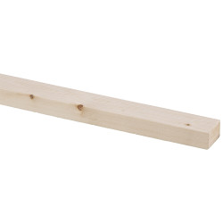 Chevron Sapin Brut 270x3.2x1cm – Bois Naturel