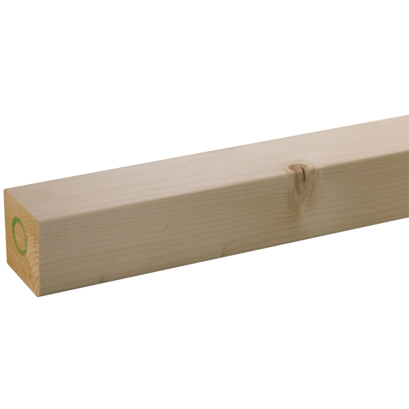 Chevron Sapin Raboté 210cm – Bois Solide Chevron Sapin Raboté 210cm – Bois Solide