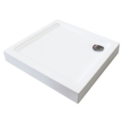 Receveur de douche Lary blanc 80 x 80 cm ONDEE