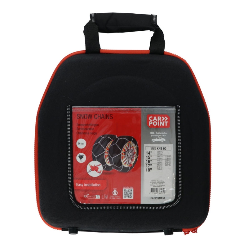 Chaînes à neige KNS-90 9 mm 2 pièces CARPOINT Chaînes à neige KNS-90 9 mm 2 pièces CARPOINT