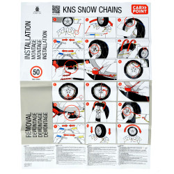 Chaînes à neige KNS-90 9 mm 2 pièces CARPOINT Chaînes à neige KNS-90 9 mm 2 pièces CARPOINT