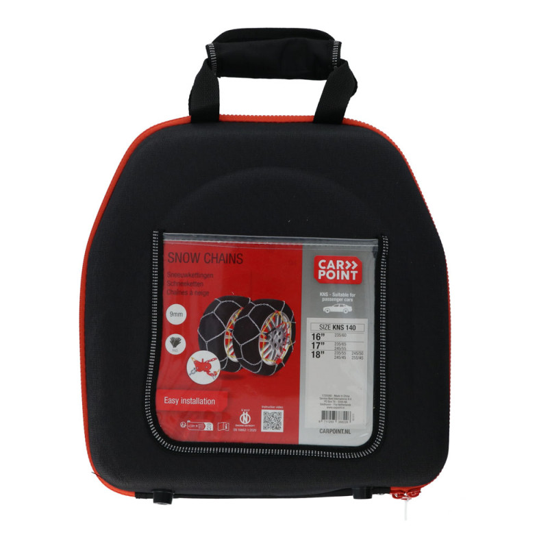 Chaînes à neige KNS-140 9 mm 2 pièces CARPOINT
