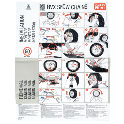 Chaînes à neige RVX-247 16 mm 2 pièces CARPOINT Chaînes à neige RVX-247 16 mm 2 pièces CARPOINT