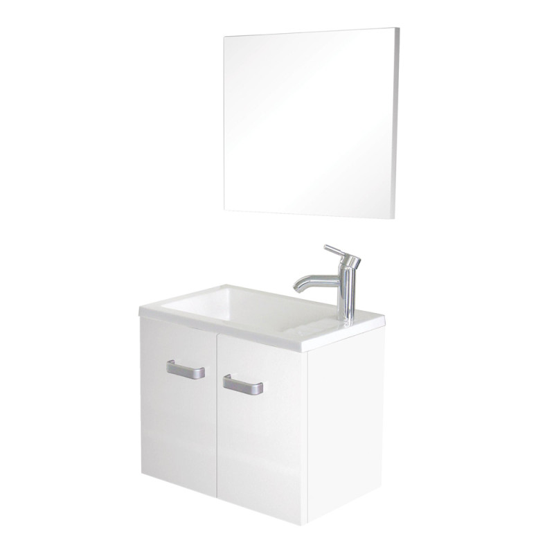 Meuble lave-mains Epice blanc 50 cm ONDEE