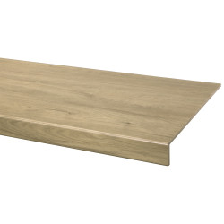 Marche stratifiée Chêne truffle 130 x 38 cm CANDO