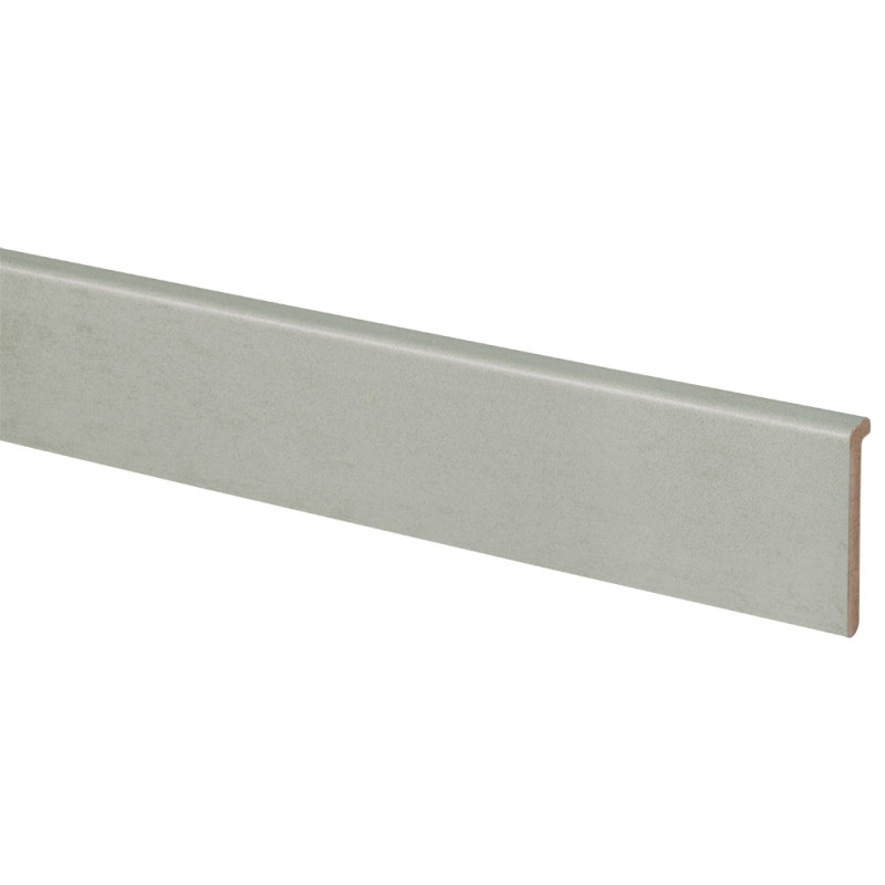 Profilé de finition pour escalier ouvert Béton gris 130 x 5,6 cm CANDO