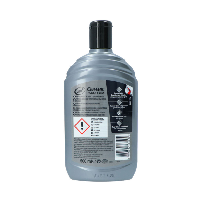 Cire pour auto Hybrid Solutions Ceramic Polish & Wax 0,5 L TURTLE WAX