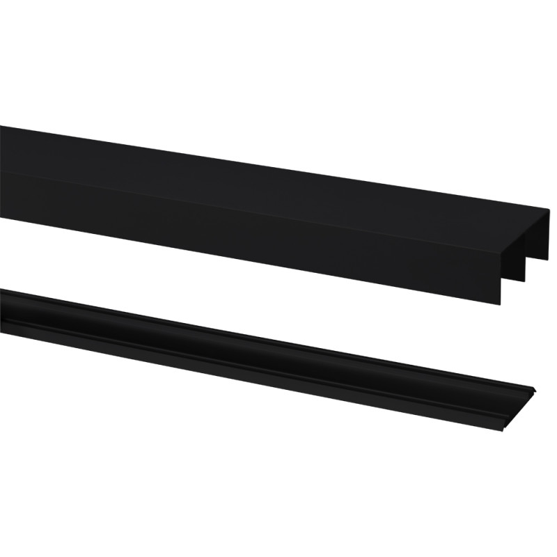 Rail R40 en aluminium noir mat 360 cm STOREMAX