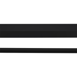 Rail R40 Aluminium Noir Mat 360cm – Aménagement Sur Mesure
