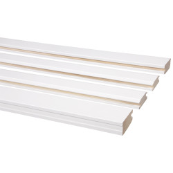 Kit profilés porte coulissante blanc 4p STOREMAX – Aménagement facile