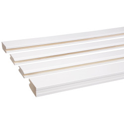 Kit profilés porte coulissante blanc 4p STOREMAX – Aménagement facile Kit profilés porte coulissante blanc 4p STOREMAX – Aménagement facile