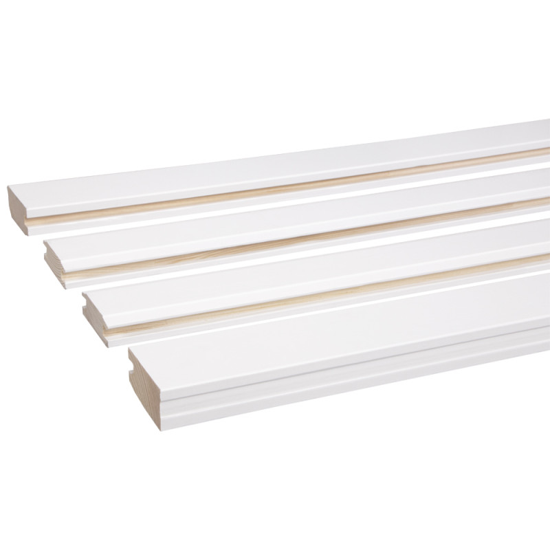 Kit profilés porte coulissante blanc 4p STOREMAX – Aménagement facile Kit profilés porte coulissante blanc 4p STOREMAX – Aménagement facile