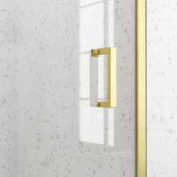 Porte de douche pivotante Factory Gold 80 x 200 cm AURLANE Porte de douche pivotante Factory Gold 80 x 200 cm AURLANE