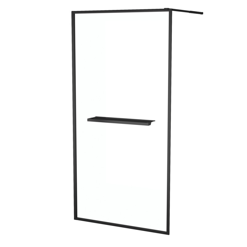 Paroi de douche Dark Edge Shelf 100 x 200 cm AURLANE