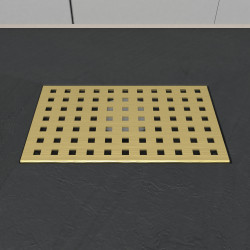 Grille perforée pour receveur de douche Stone 2 or AURLANE Grille perforée pour receveur de douche Stone 2 or AURLANE