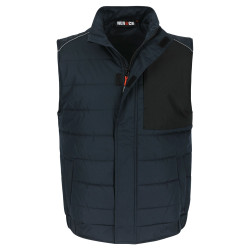Gilet sans manche bodywarmer Diomedes bleu marine et noir XXXL HEROCK