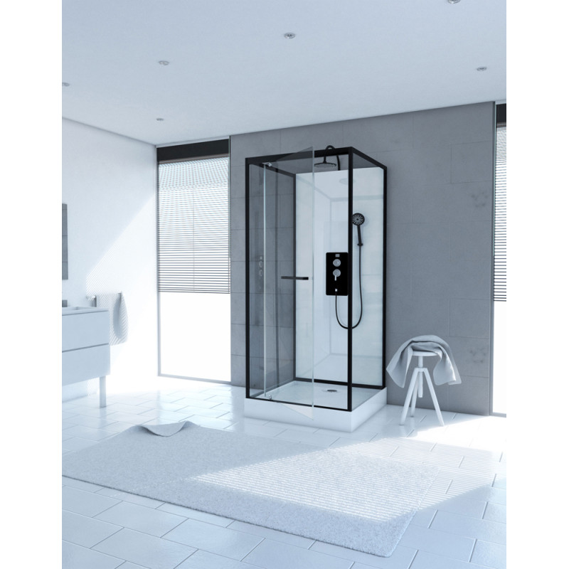 Cabine de douche City carrée 70 x 70 x 225 cm AURLANE