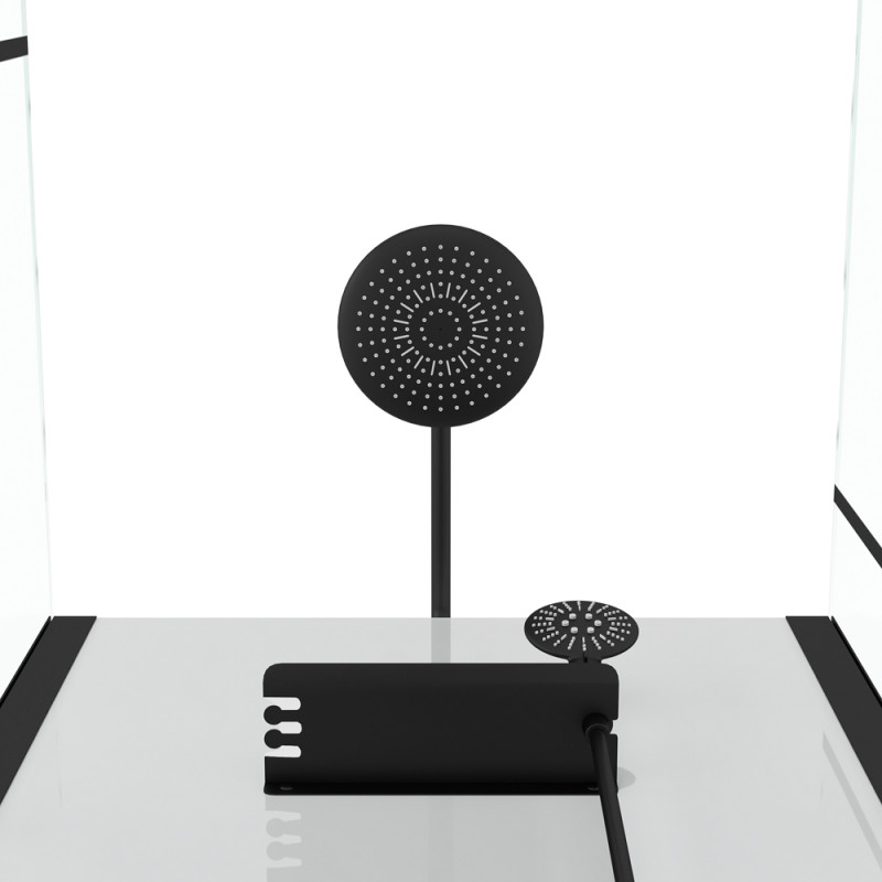 Cabine de douche Graphic rectangulaire 80 x 110 x 210 cm AURLANE