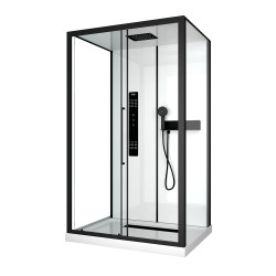 Cabine de douche Urban 2 rectangulaire 80 x 110 x 210 cm AURLANE