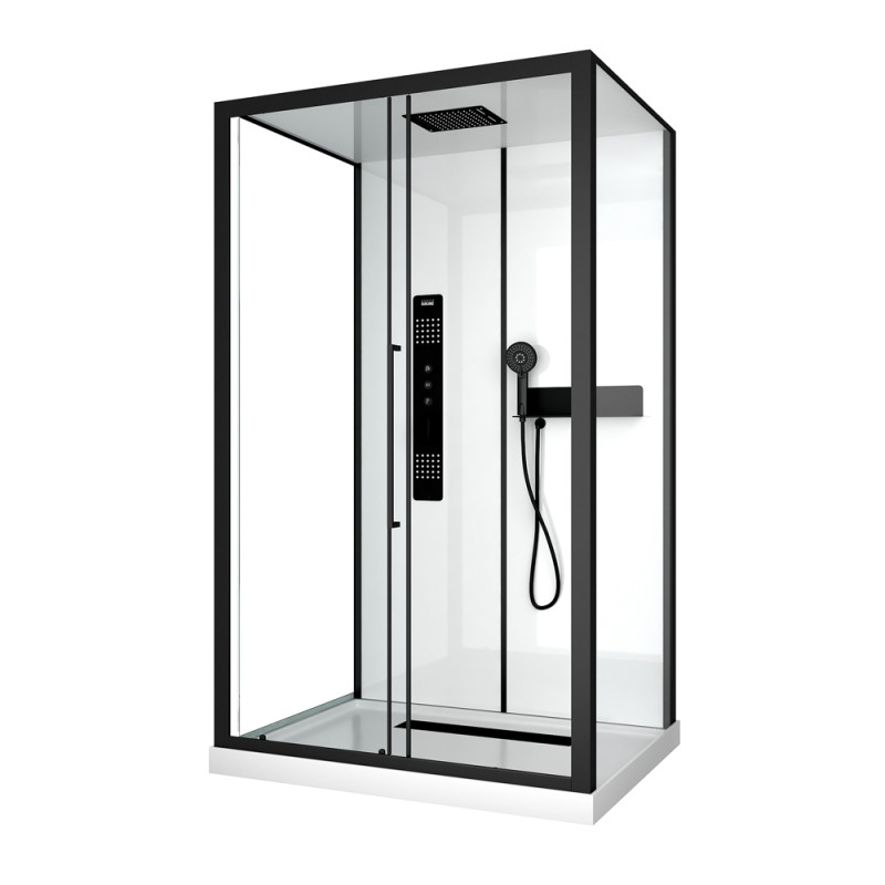 Cabine de douche Urban 2 rectangulaire 80 x 110 x 210 cm AURLANE