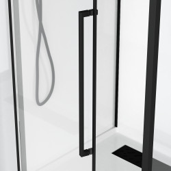 Cabine de douche Urban 2 rectangulaire 80 x 110 x 210 cm AURLANE