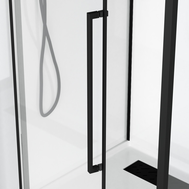 Cabine de douche Urban 2 rectangulaire 80 x 110 x 210 cm AURLANE