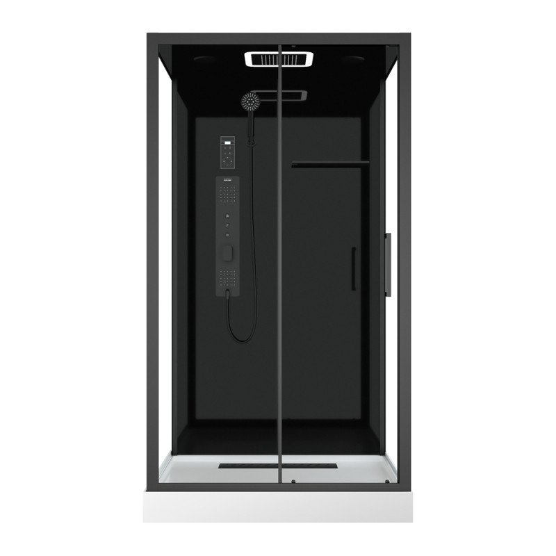 Cabine de douche Aura rectangulaire 90 x 115 x 220 cm AURLANE