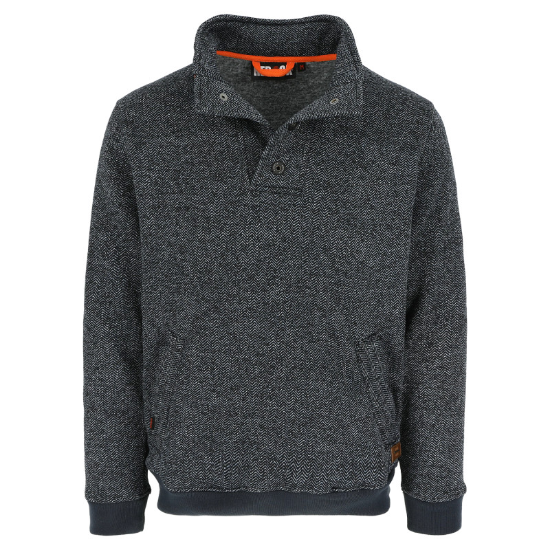 Pull Verus gris chiné XXXL HEROCK