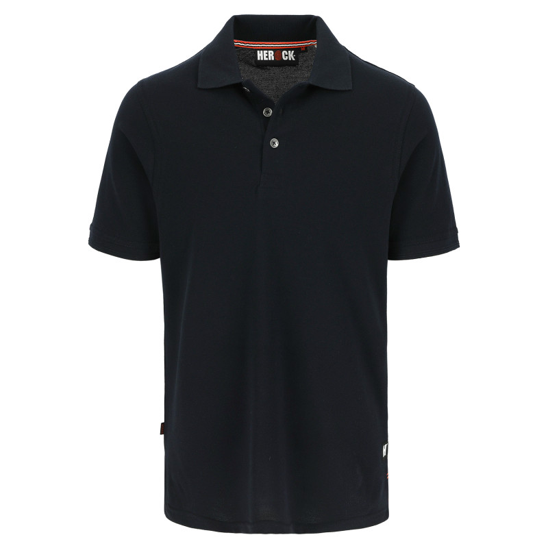 Polo à manches courtes Levi bleu marine XS HEROCK