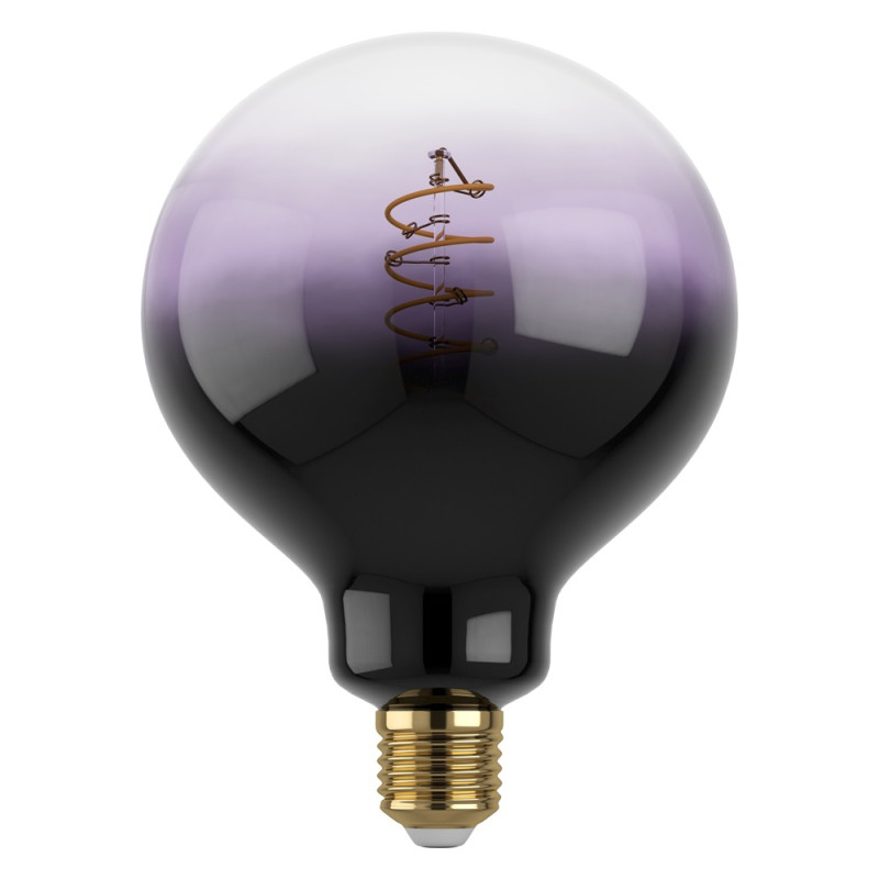 Ampoule LED mauve E27 Ø 12,5 cm blanc chaud 4 W EGLO