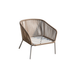 Salon de jardin San Diego crème - Confort et Style | GIVEX