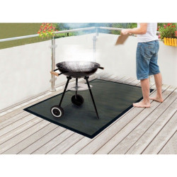 Tapis de sol BBQ 120x100 cm – Protégez votre terrasse | OVIALA