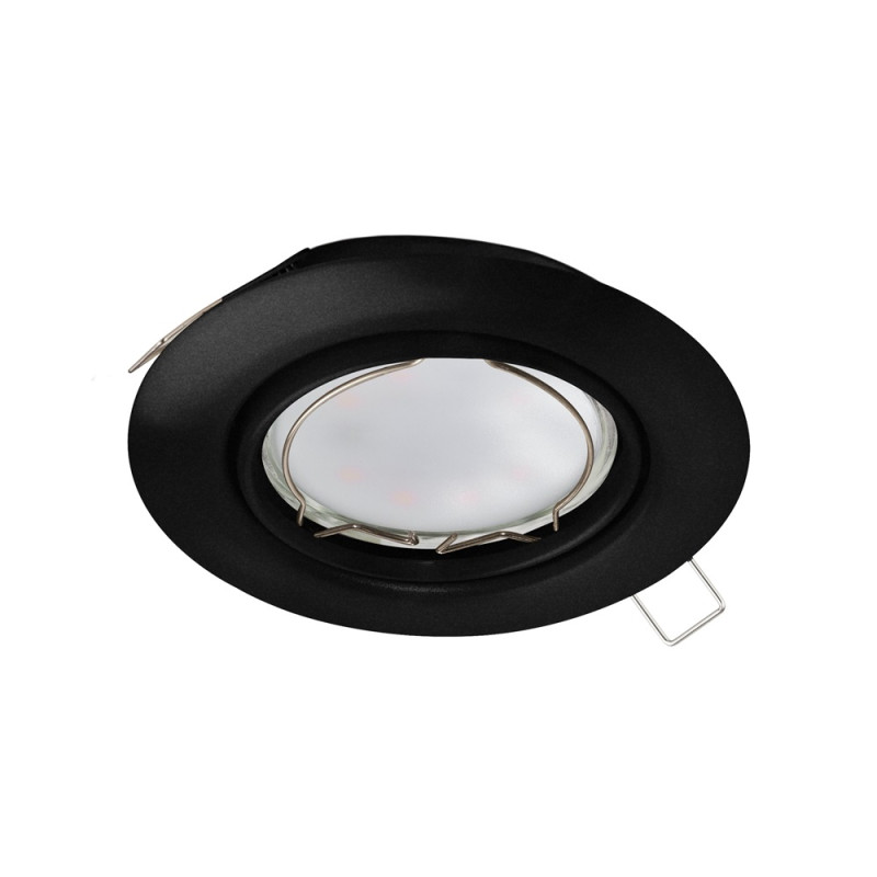 Spot encastrable LED Peneto noir Ø 8,7 cm GU10 4,6 W EGLO