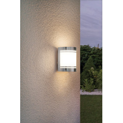 Applique murale extérieure Cerno en acier inoxydable E27 40 W EGLO Applique murale extérieure Cerno en acier inoxydable E27 40 W EGLO