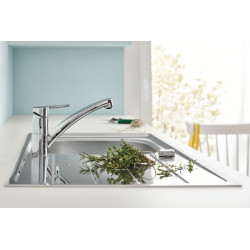 Mitigeur pour évier de cuisine StartEco chrome GROHE Mitigeur pour évier de cuisine StartEco chrome GROHE